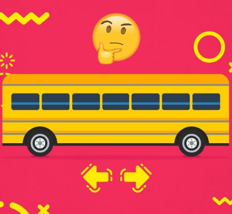 POZUELO imagen autobus y emoji POZUELO imagen autobus y emoji